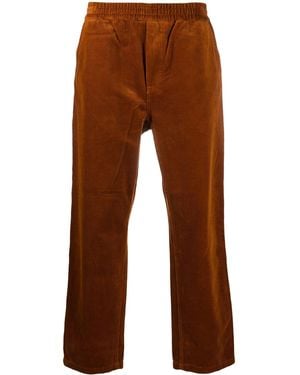 Carhartt Pantalones de pana elásticos - Naranja