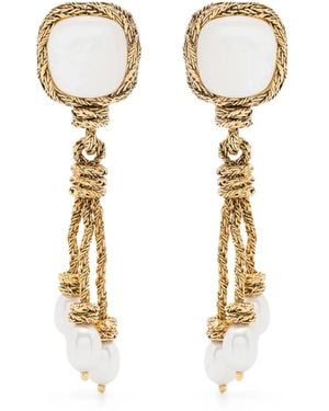 Aurelie Bidermann Miki Clip-On Earrings - Metallic
