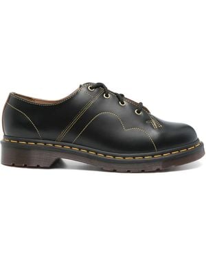 Dr. Martens Church Vintage Leather Shoes - Black