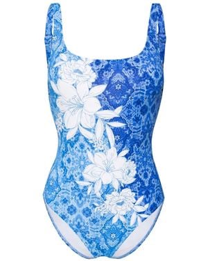 Johnny Was Clio Swimsuit - Blue