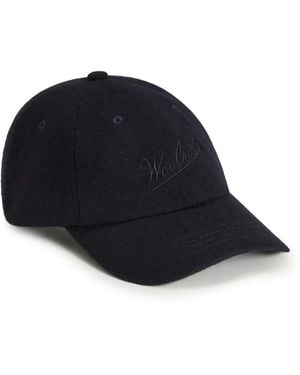 Woolrich Logo-Embroidered Baseball Cap - Blue