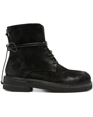 Marsèll Bikerstiefel Mit Schnürung - Schwarz