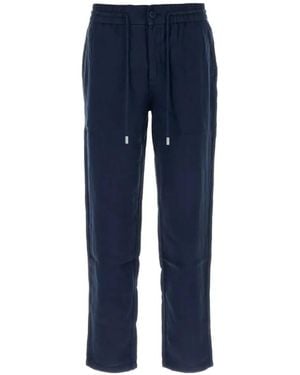 Vilebrequin Pantalon Parc En Lin - Bleu