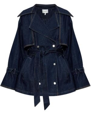 Gestuz Gzsummer Belted Denim Jacket - Blue