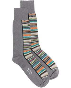 Paul Smith Half Signature Socks - Grey