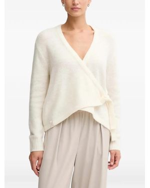 GAUDI Cardigan Mit V-Ausschnitt - Weiß