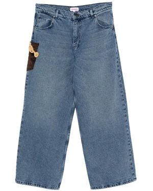Charles Jeffrey Crochet-Trumpet Jeans - Blue