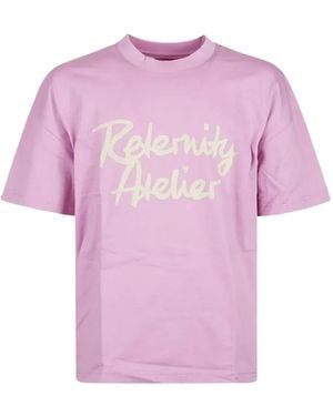 RETERNITY T-Shirt mit Logo-Print - Pink