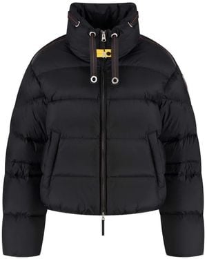 Parajumpers Killin Quilted Drawstring-Neck Jacket - Black