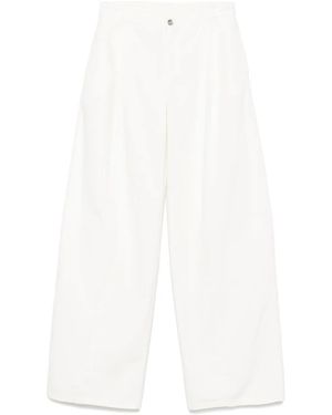 Ermanno Scervino プリーツディテール パンツ - ホワイト
