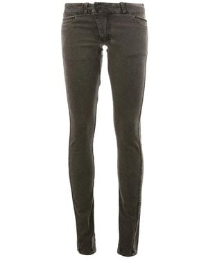 Boris Bidjan Saberi Jeans Aderenti A Vita Bassa - Grigio