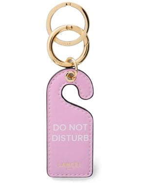 Lancel Room Mood Leather Keyring - Pink