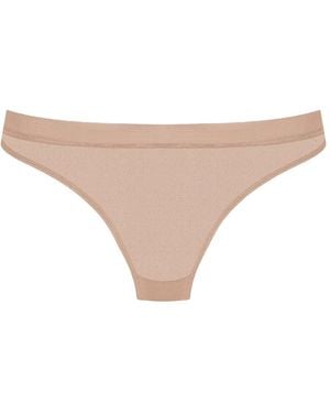 Maison Close Corps À Corps Mesh Briefs - Natural