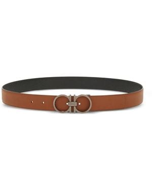 Ferragamo Leren Gespriem - Wit