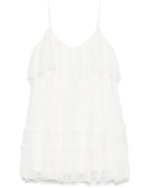 Nissa Lace Mini Dress - White
