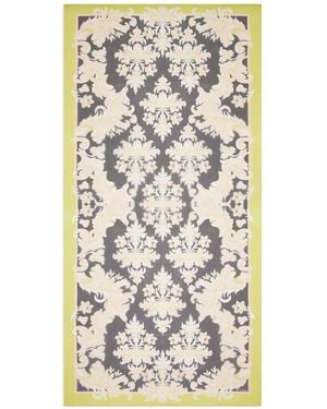 Etro フローラル シルクスカーフ - グレー