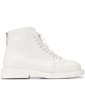 Marsèll Lace-Up Boots - White