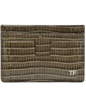 Tom Ford Classic Card Holder - Brown
