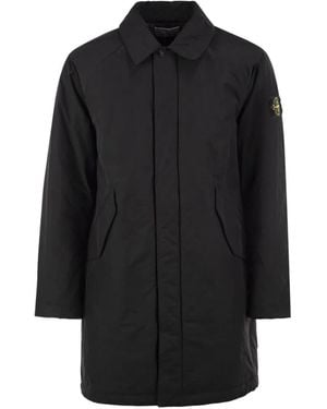 Stone Island Micro Reps Padded Coat - Black