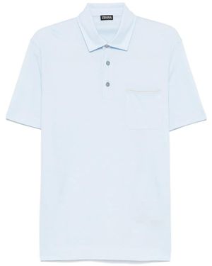 ZEGNA ポロシャツ - ブルー