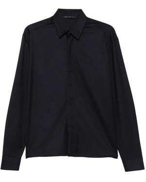 Low Brand Camicia Con Chiusura Nascosta - Blu
