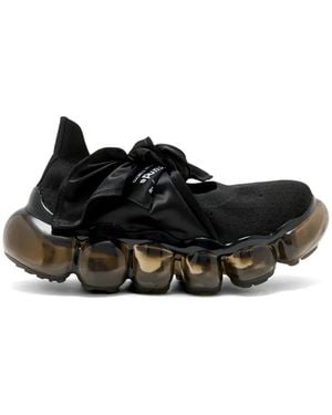 grounds Sneakers Con Fiocco - Nero