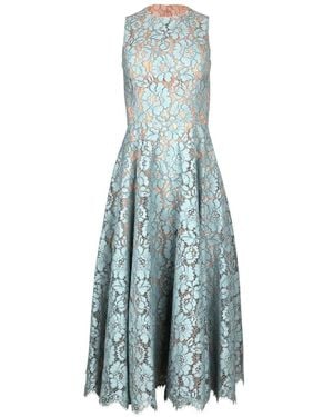 Michael Kors Sleeveless Lace Dress - Blue