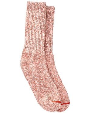 Red Wing Cotton Ragg Crew Socks - Pink