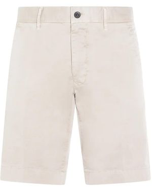 Incotex Belted-Waist Shorts - White