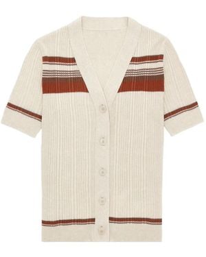 Fortela Gestreifter Clarisse Cardigan - Natur
