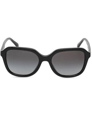 COACH スクエアフレーム サングラス - ブラック