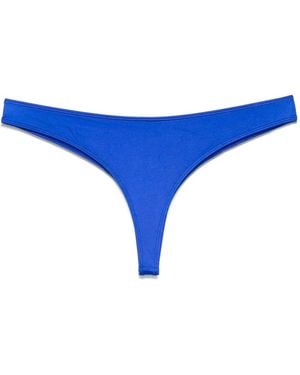 Maison Close Glow Tanga Bikini Bottoms - Blue