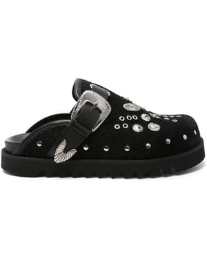 Toga Virilis Metalen Loafers Met Ringlets - Zwart