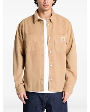 Carhartt Conro Hemdjacke mit aufgesetzter Tasche - Blau