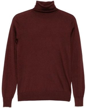 N.Peal Cashmere Margot トップ - レッド