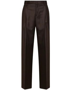 Briglia 1949 Pleat-Detail Trousers - Black