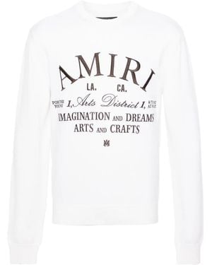 Amiri Arts District Pullover Aus Wolle - Weiß