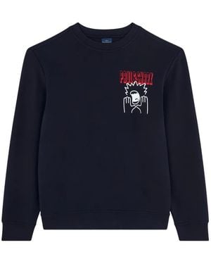 Paul & Shark Graphic-Print Sweatshirt - Blue