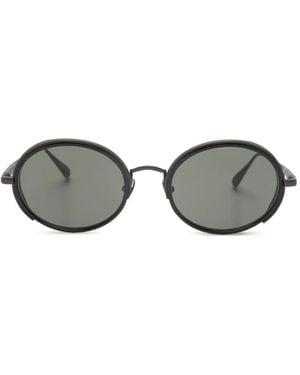 Linda Farrow Finn Sonnenbrille Mit Rundem Gestell - Grau