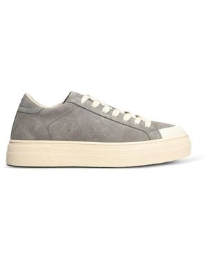 Demna Sneakers Mit Wildledereinsätzen - Weiß