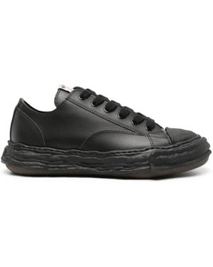 Maison Mihara Yasuhiro Peterson 23 Original Sole Leather Trainers - Black