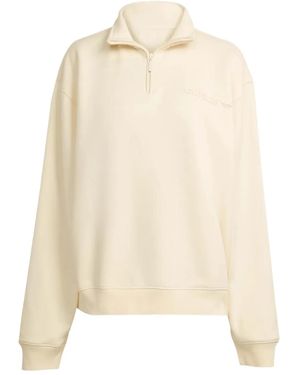adidas Half-Zip Sweatshirt - Natural