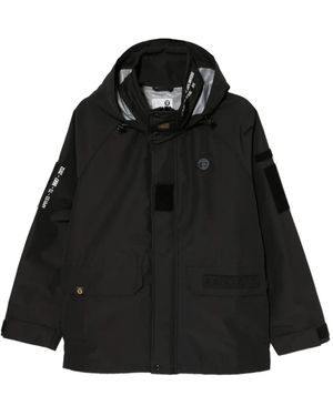 Aape By A Bathing Ape Logo-Patched Jacket - Black