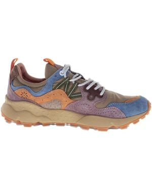 Flower Mountain Zapatillas Yamano 3 con paneles - Marrón