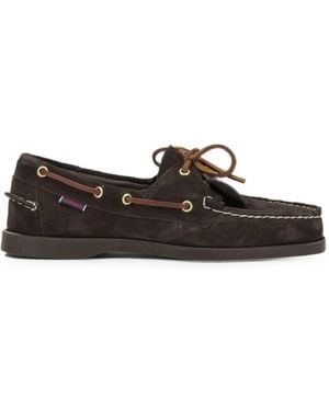 Sebago Portland Artisan Suede Boat Shoes - White