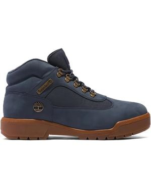 Timberland Waterproof Field Low "Dark Nubuck" Boots - Blue