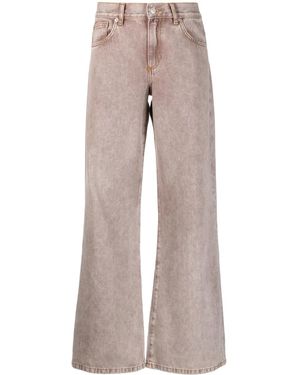 Jeanerica Jeans Kyoto A Gamba Ampia Con Applicazione - Neutro