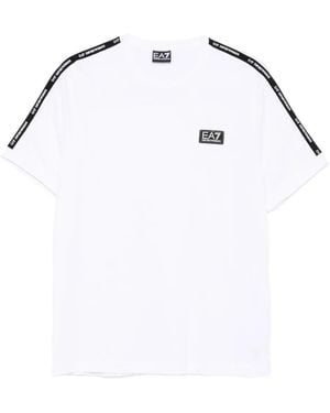 EA7 Cotton T-Shirt - White