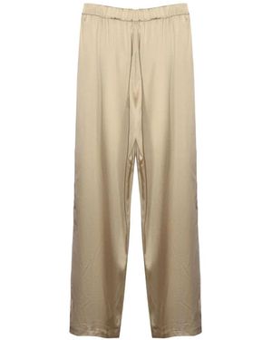 Kangra Elasticated-Waist Pants - Natural