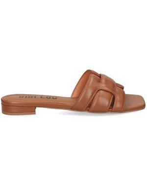 Bibi Lou Holly Mules - Brown